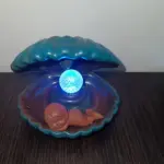 Óceánkincs – Kagyló Formájú LED-es Backflow Füstölőkandalló