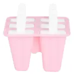 Jégkrémkészítő forma – 6 db-os, pálcikás (rózsaszín) - Image 2