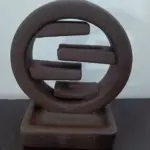 Modern, kör alakú visszafolyó füstölőtartó